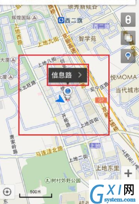 百度地图查看街景的简单步骤截图