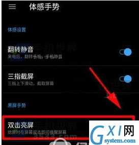 一加5设置双击亮屏的教程分享截图