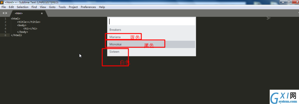 在SublimeText中自定义设置背景颜色的图文教程截图