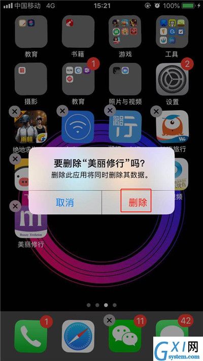 在iphonexs中卸载App的操作步骤介绍截图