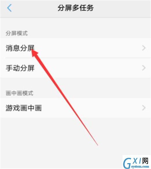 vivox21s进行分屏的操作过程截图