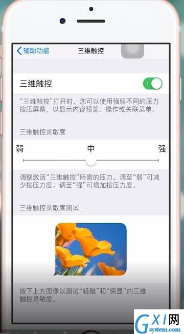 苹果手机设置3dtouch的图文操作截图