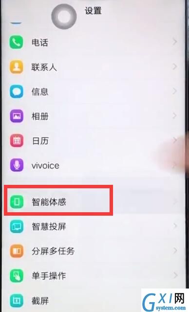 vivoz1设置黑屏手势的操作过程截图