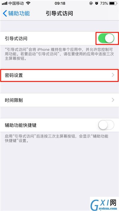 在iphonex中打开引导式访问的详细步骤截图