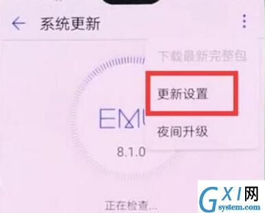 华为麦芒7关掉系统自动更新的详细操作截图