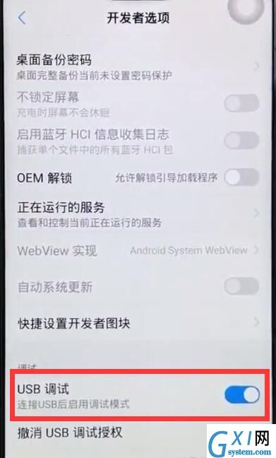 vivoz1开启usb调试的操作流程截图