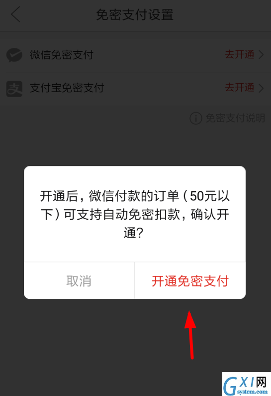 在拼多多APP中进行免密码支付的方法分享截图