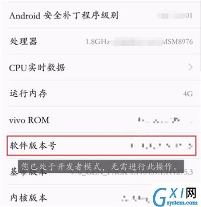 在vivoy91中开启开发者选项的图文操作截图