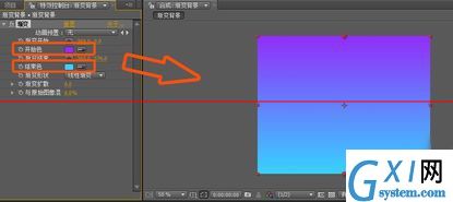 在AE中制作渐变背景特效的具体步骤截图