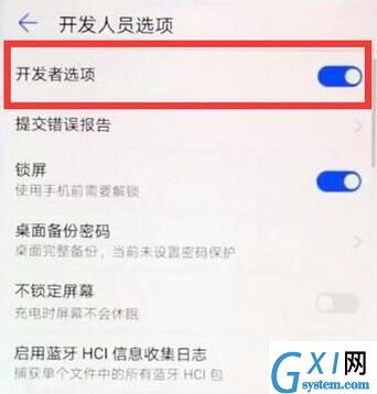 华为麦芒7查找开发人员选项的操作过程截图