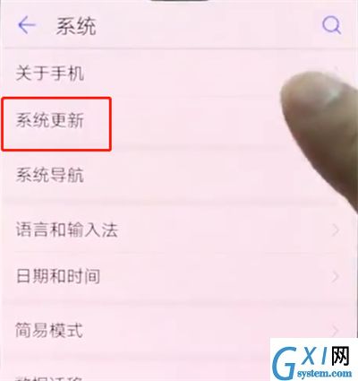 华为p20pro中更新系统的简单方法截图