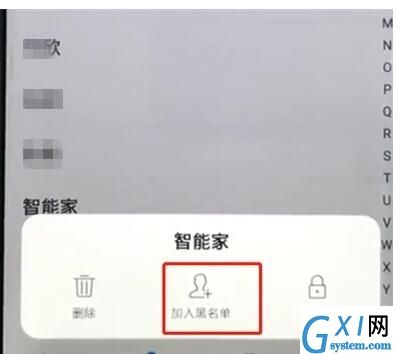 vivoz1中添加黑名单的操作教程截图