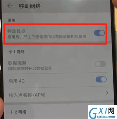 华为p30pro中打开流量的具体操作方法截图