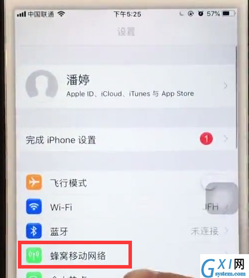 iphone6中禁止app使用移动网络的简单步骤截图