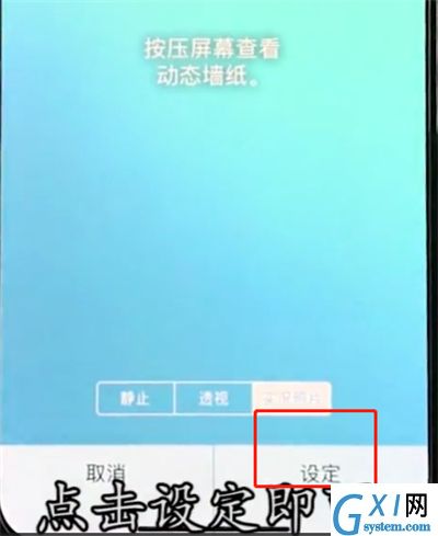 iphonex中设置壁纸的操作步骤截图