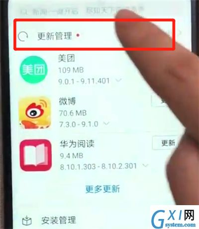 荣耀畅玩8a中更新软件的操作教程截图