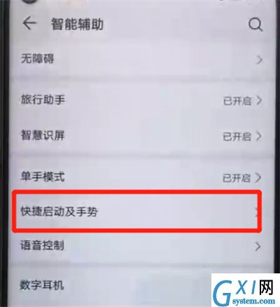 荣耀20pro中设置抬起亮屏的操作步骤截图