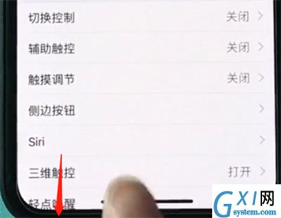 iphonex中开启半屏功能的操作步骤截图