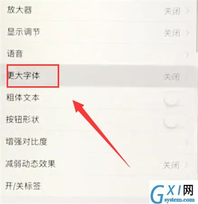 苹果6plus中调小字体的操作步骤截图