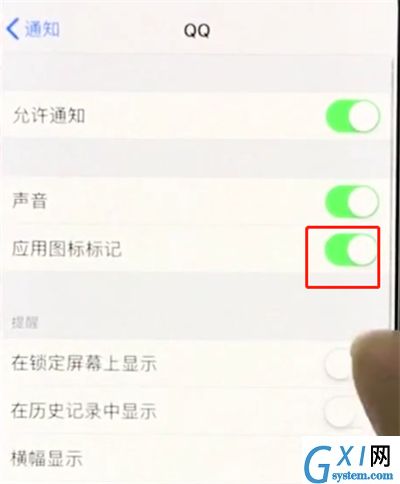 iphonex中关闭APP小红点的操作步骤截图