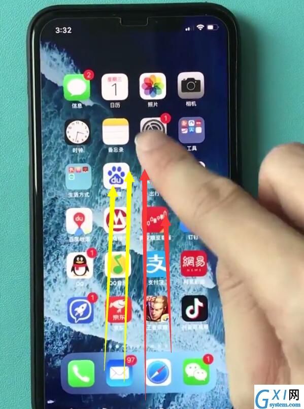 iphonexr中打开控制中心的操作步骤截图