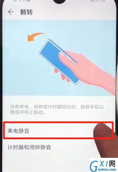 荣耀畅玩8a中设置翻转静音的操作教程截图