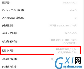 realme x打开开发者选项的具体操作截图