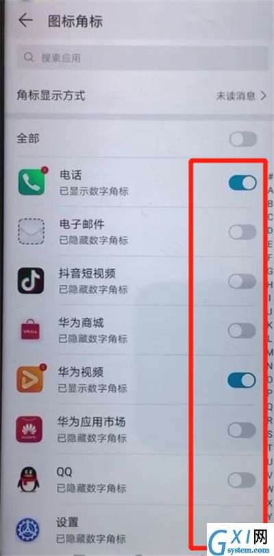 荣耀20pro中关闭图标角标的操作教程截图