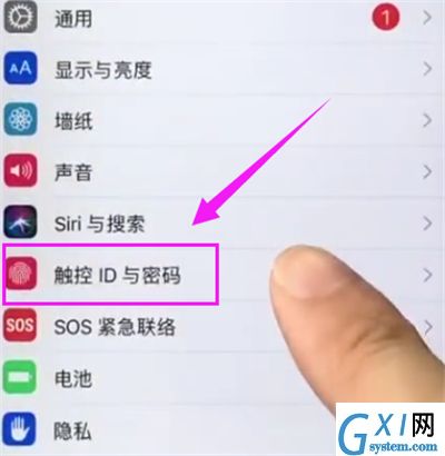 苹果6plus中录指纹的简单步骤截图