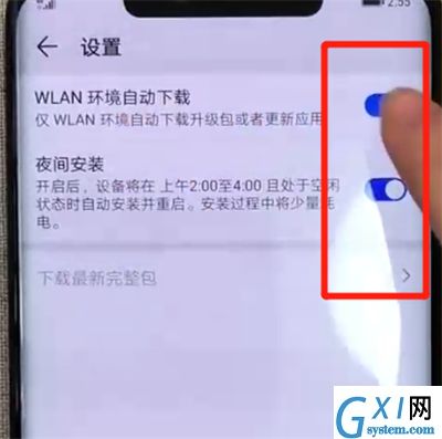 华为mate20pro中关闭系统自动更新的简单教程截图