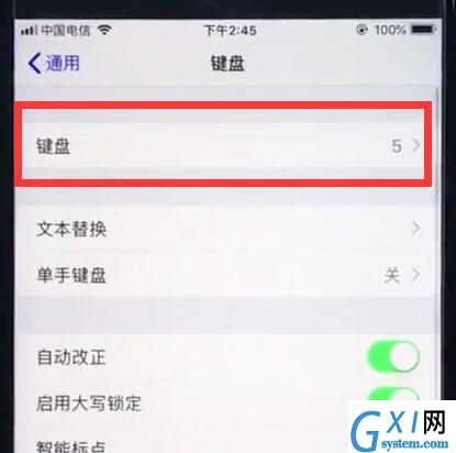 ios12中设置手写的详细步骤截图