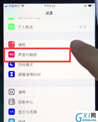 ios12中换铃声操作步骤截图