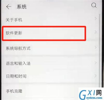 华为nova4e中关闭系统自动更新的简单操作方法截图