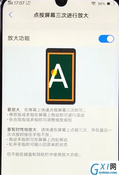 vivoz3打开放大功能的操作教程截图