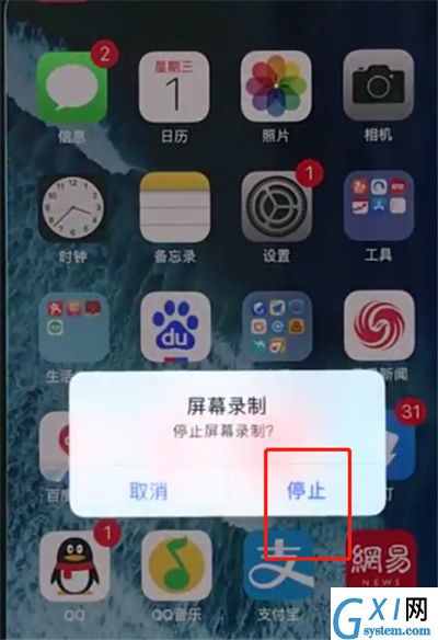 iphonexs中录屏的使用方法截图