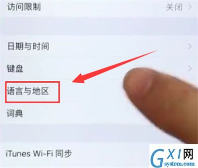 苹果6plus中更换语言的操作步骤截图