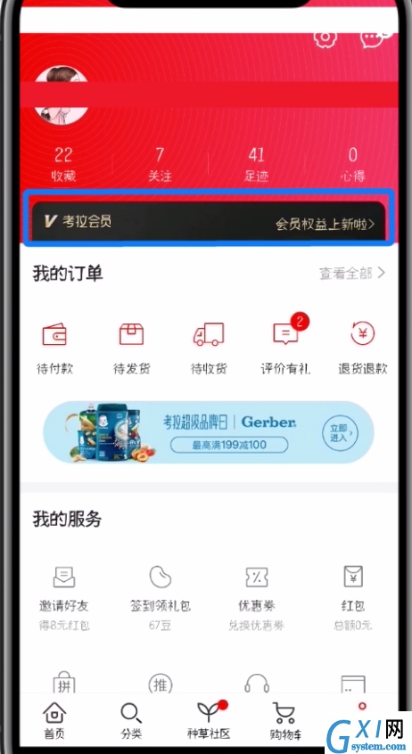 网易考拉中开通黑卡会员的操作步骤截图