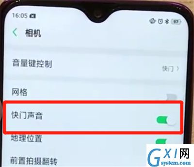 oppoa7x关闭拍照声音的操作步骤截图