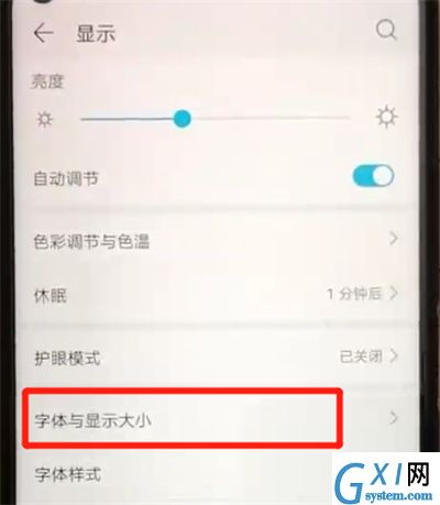 荣耀20pro中调整字体大小的简单操作教程截图