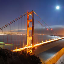 The bridge at Sunset